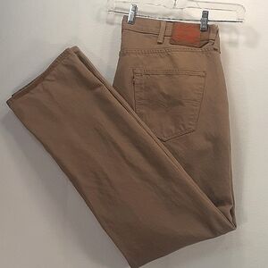 Levi Strauss 501 beige denim  jeans straight legs sz 38x32